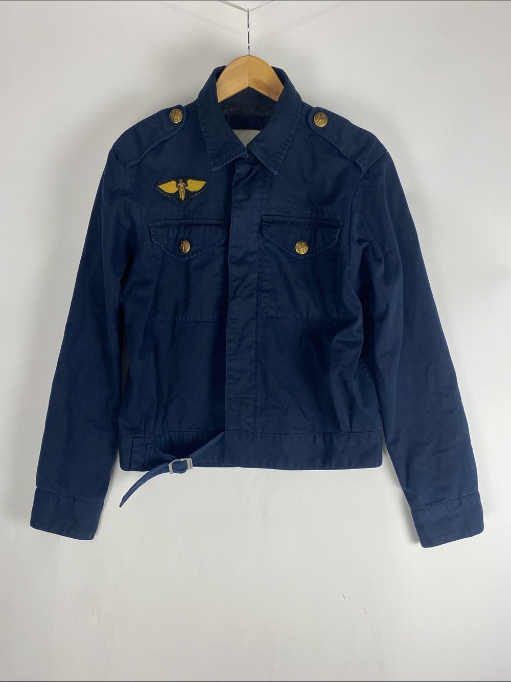 Rare Denim & Supply Ralph Lauren Denim Military Jacket Size M